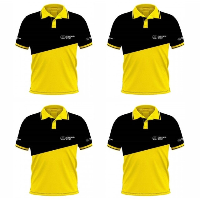 Kit Masculino 1 - Contem 4 Camisetas Polo 